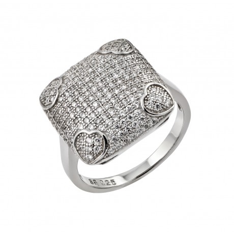 Wholesale sterling silver micro pave rings